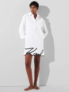 Karl Lagerfeld Karl DNA Signature Sukienka Biały #602939