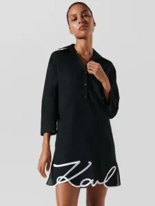 Karl Lagerfeld Karl DNA Signature Sukienka Czarny #602933