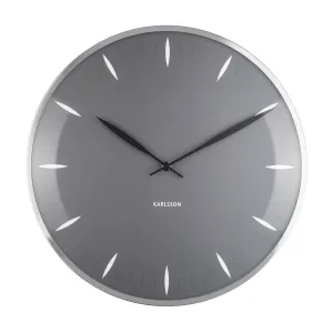 Karlsson 5761GY stylowy zegar ścienny, śr. 40 cm