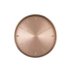 Karlsson 5896RG Designerski zegar ścienny, 30  cm