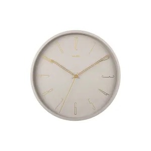 Karlsson 5898WG designerski zegar ścienny,  35 cm
