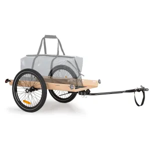 KLARFIT Companion Travel L, przyczepka rowerowa bagażowa, 40 kg, wózek ręczny, 16