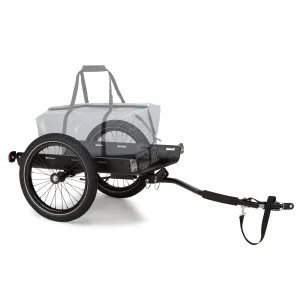 KLARFIT Companion Travel, przyczepka rowerowa, 40 kg, przyczepka transportowa, czarna/drewniana #309207