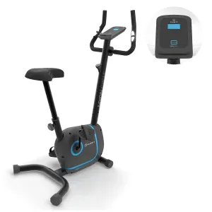 KLARFIT Myon Cycle, rower treningowy, koło zamachowe 12 kg, SmartCardio Studio, kolor czarny