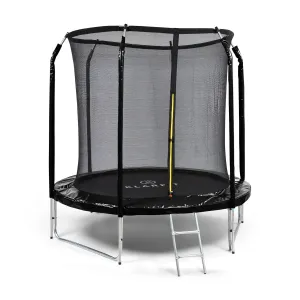KLARFIT Jumpstarter, trampolina, Ø 2,5 m, siatka, maks. 120 kg, powierzchnia do skakania Ø 195 cm #92795