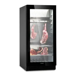 Klarstein Steakhouse Pro 233, szafa do sezonowania mięsa, 1 strefa chłodzenia, 233 l, 1-25°C, panel dotykowy, panoramiczne drzwi #436568