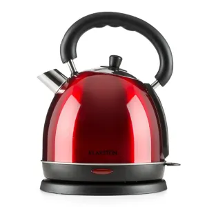 Klarstein Teatime Czajnik elektryczny 3000 W 1,8 l stal szlachetna rubinowoczerwony