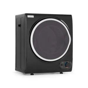 Klarstein Jet Set 2500, kondensacyjsuszarka do prania, 850 W, klasa efektywności energetycznej C, 2,5 kg, 50 cm, czarna