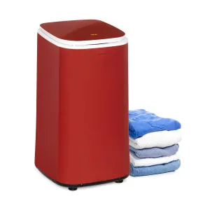 Klarstein Zap Dry, suszarka na pranie, 820 W, 50 l, dotykowy panel sterowania, wyświetlacz LED, czerwona