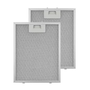 Klarstein Sancta Clara, filtry przeciwtłuszczowe do okapu kuchennego, aluminium, 24,4 x 31,3 cm, 2 szt