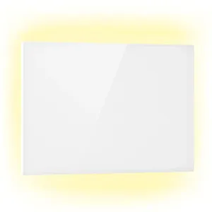 Klarstein Mojave 750 Smart, panel grzewczy na podczerwień 2 w 1, grzejnik, 85 x 60 cm, 750 W, podświetlenie RGB #93909