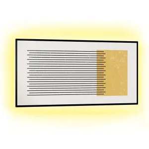Klarstein Mojave 1000 Smart, panel grzewczy na podczerwień 2 w 1, grzejnik, 120 x 60 cm, 1000 W, podświetlenie RGB #93918