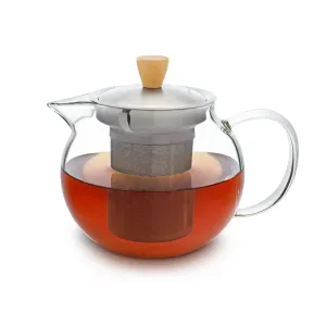 Klarstein Sencha, dzbanek do herbaty, 0,65 l, sitko ze stali nierdzewnej, szkło borokrzemowe, pokrywka