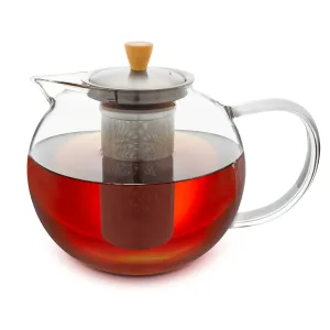 Klarstein Sencha, dzbanek do herbaty, 1,8 l, sitko ze stali nierdzewnej, szkło borokrzemowe, pokrywka