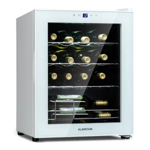 Klarstein Shiraz 16 Quartz, chłodziarka do wina, 42 l, dotykowy panel, 160 W, 5 - 18°C #581230