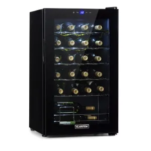 Klarstein Shiraz 24 Uno, chłodziarka do wina, 63 l, 24 butelki, dotykowy panel sterowania, 5-18°C #581227