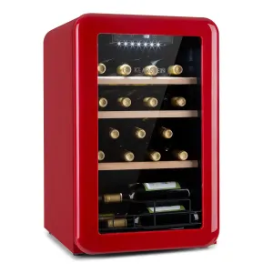 Klarstein Vinetage 19 Uno, chłodziarka do wina, 70 l, 4-22°C, retro design #620074