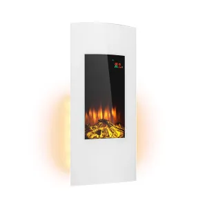 Klarstein Lamington, kominek elektryczny, 2000 W, LED ogień, termowentylator, timer, oświetlenie #92898