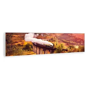 Klarstein Wonderwall Air Art Smart, panel grzewczy na podczerwień, grzejnik, 120 x 30 cm, 350 W, pociąg