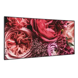 Klarstein Wonderwall Air Art Smart, panel grzewczy na podczerwień, grzejnik, 120 x 60 cm, 700 W, kwiat #495376