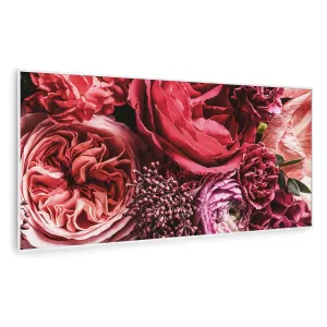 Klarstein Wonderwall Air Art Smart, panel grzewczy na podczerwień, grzejnik, 120 x 60 cm, 700 W, kwiat #495377