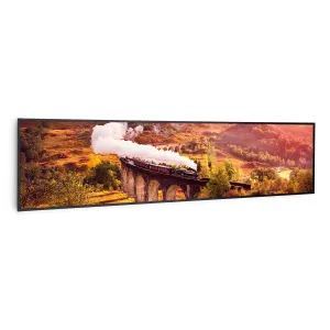 Klarstein Wonderwall Air Art Smart, panel grzewczy na podczerwień, pociąg, 120 x 30 cm, 350 W