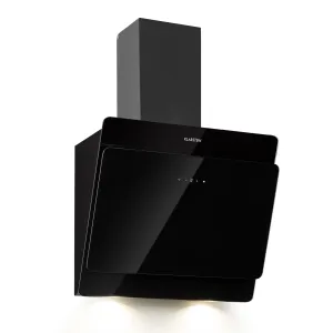 Klarstein Aurica 60, okap kuchenny przyścienny, 60 cm, 610 m³/h, 165 W, 3 prędkości, LED, szkło, kolor czarny