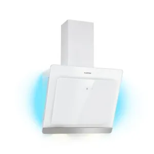 Klarstein Aurora Eco 60, okap, 550 m³/h, wyświetlacz LED, biały
