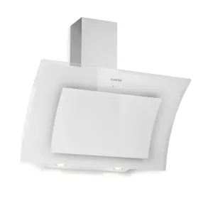 Klarstein Sabia 90, okap kuchenny, 90 cm, 600 m³/h, LED, 3 prędkości, kolor biały