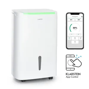 Klarstein DryFy Connect 50, osuszacz powietrza, WiFi, kompresorowy, 50l /d 45-55m², biały