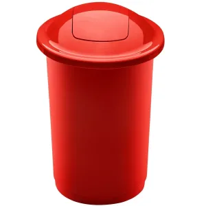 Kosz na śmieci na odpady segregowane Eco Bin 50 l, czerwony