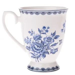 Kubek porcelanowy Blue Rose, 300 ml