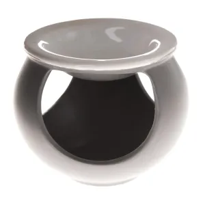 Ceramiczny kominek zapachowy Sole, 10 x 12 x 10 cm, szary