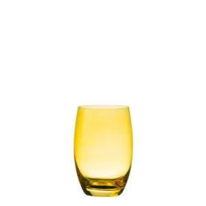 Kubki Tumbler żółte 460 ml, 6 sztuk - Optima Glas Lunasol