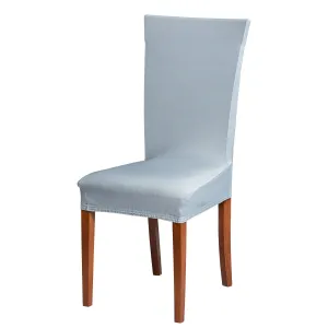 Pokrowiec na krzesło jednokolorowy - jasno szary - Rozmiar uni #343458