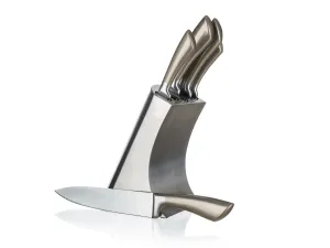 Zestaw noży METALLIC PLATINUM - stal nierdzewna - Rozmiar Dlugosć: 33,5 cm, 32 cm, 33,5