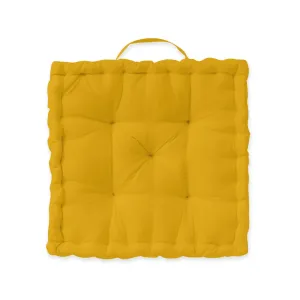 Poduszka do siedzenia - żółta - Rozmiar 40 x 40 x 12 cm