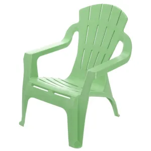 Dziecięce krzesło plastikowe Riga, zielony, 33 x 44 x 37 cm