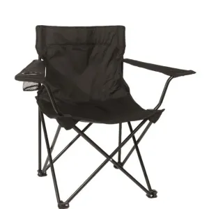 Krzesło kempingowe Relax, czarny #398606