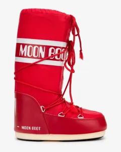 Moon Boot MB Nylon Śniegowce Czerwony