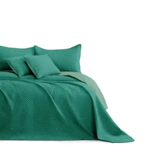 AmeliaHome Narzuta na łóżko Sota green - jadegreen, 220 x 240 cm