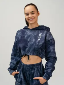 Nebbia Re-Fresh Women’s Crop Hoodie Bluza Niebieski