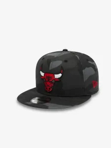 New Era Chicago Bulls Team Camo 9Fifty Czapka z daszkiem Szary #416162