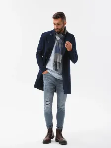 Ombre Clothing Płaszcz Niebieski #507117