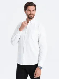 Ombre Clothing Koszula Biały #538864