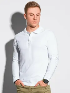 Ombre Clothing Polo Koszulka Biały #505630