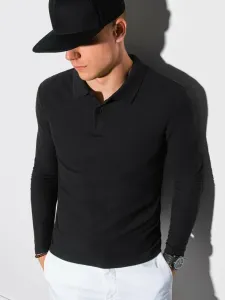 Ombre Clothing Polo Koszulka Czarny #505606