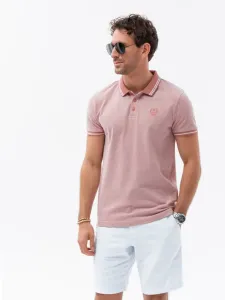 Ombre Clothing Polo Koszulka Różowy #505637