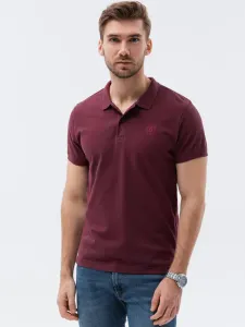 Ombre Clothing S1374 basic Koszulka Czerwony
