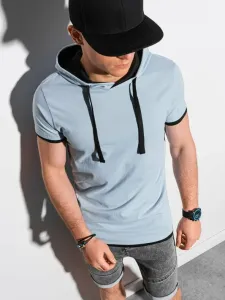 Ombre Clothing S1376 Koszulka Niebieski